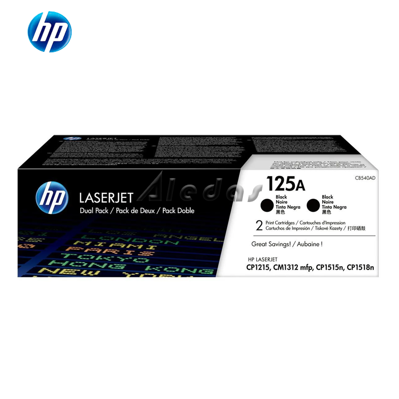 Dual Pack Toner Hp 125A Negro (CB540AD) | L.J. 1215
