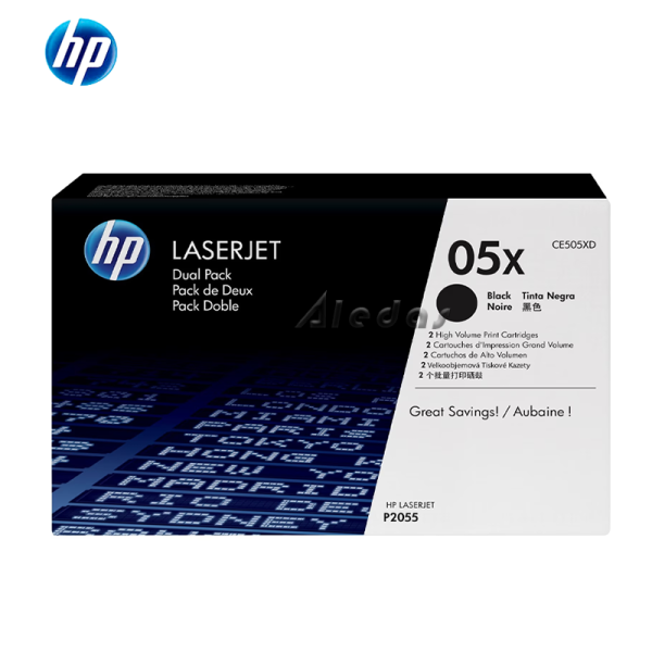 Pack Toner HP 05XD Negro (CE505XD) | L.J. P2035(6.500 Pág.)