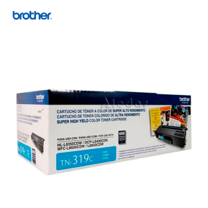 Tóner Brother TN-319C Cyan para HL-L8350CDW ( 6,000 Pág.)