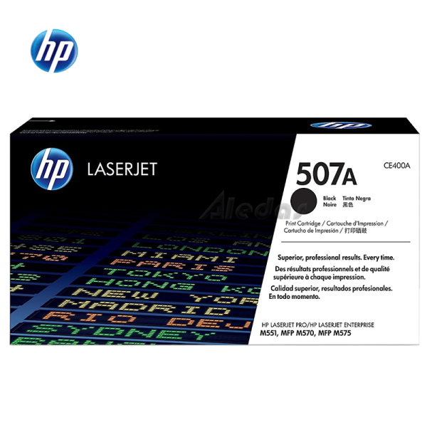 TONER HP  507A (CE400A) L.J M551 NEGRO 5.500 Pag.