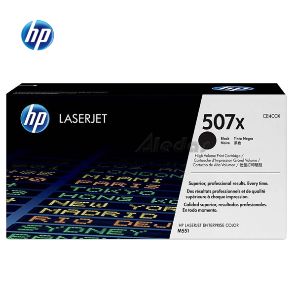 TONER HP  507X (CE400X) L.J M551 NEGRO 11.000 Pag.