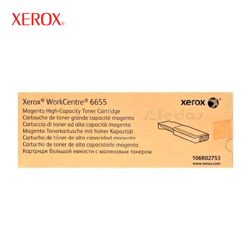 Tóner Xerox 106R02753 Magenta 7,500 páginas