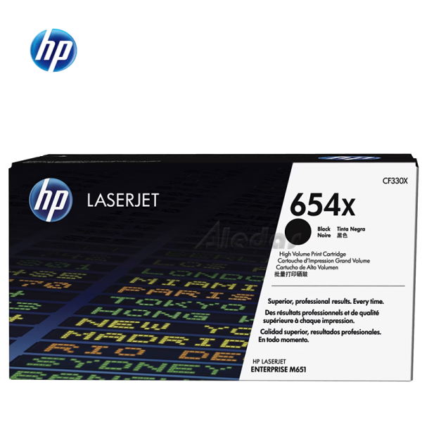Tóner HP 654X (CF330X) L.J. M651 NEGRO 20.500 Pag.