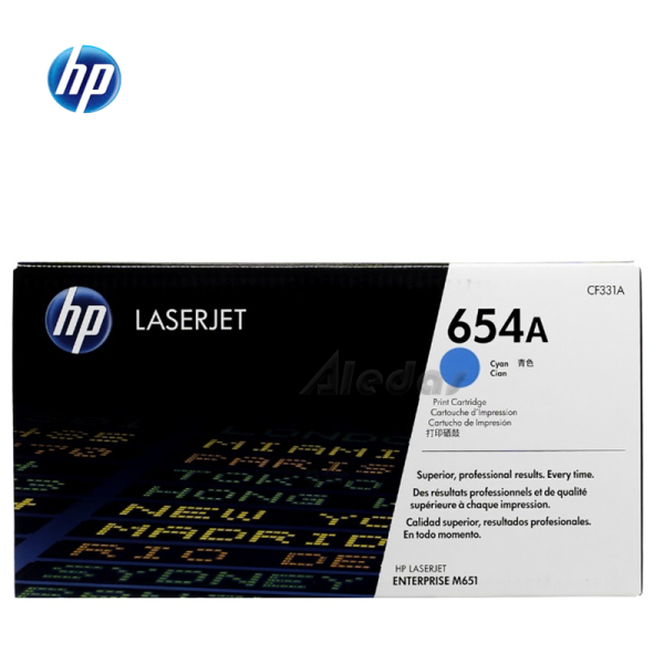 Tóner HP 654A (CF331A) L.J. M651 CYAN 15.000 Pag.