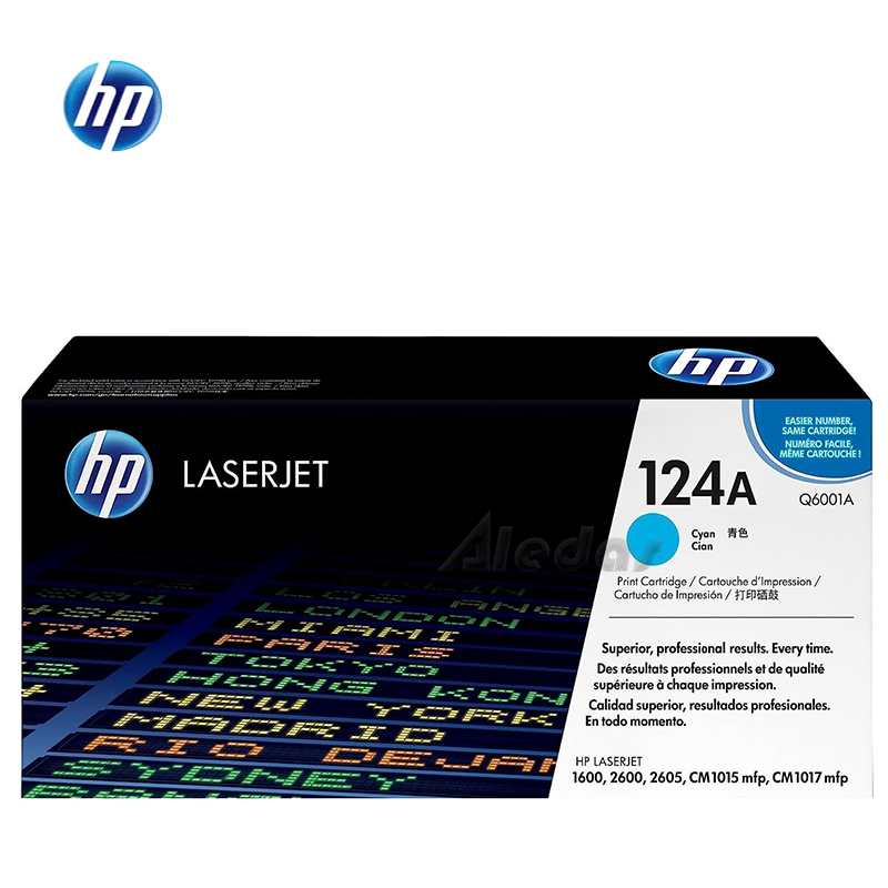 Tóner HP 124A (Q6001A ) L.J. 2600 CYAN 2.000 Pag.