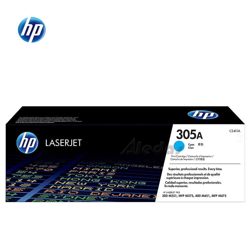 TONER HP 305A (CE411A) L.J. PRO 400 CYAN 2.600 Pag.