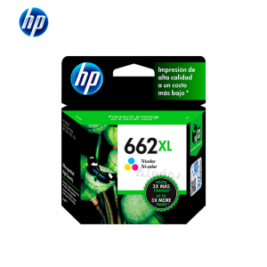 Tinta HP 662XL (CZ106AL) Tricolor 330 Pag.
